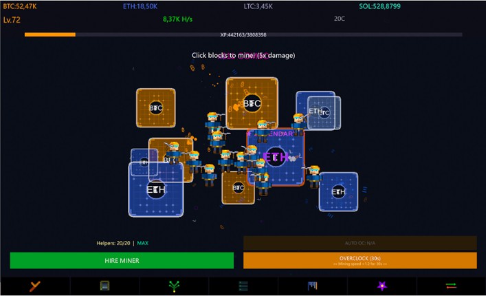Keep On Hashing!: Idle Mining Sim Image