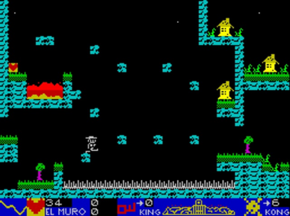 King Kong - Parte I: El Muro (ZX Spectrum) screenshot