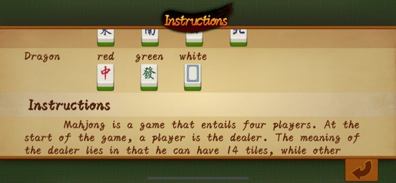 Mahjong 13 tiles screenshot