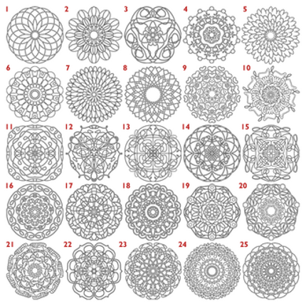 Circles & Circles #1 - 25 Coloring Pages Image