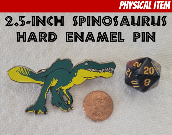 Enamel Pin: Spinosaurus Game Cover