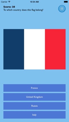 European Flags Challenge screenshot