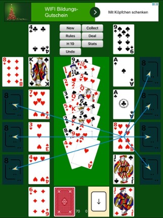 Free Cell Solitaire screenshot