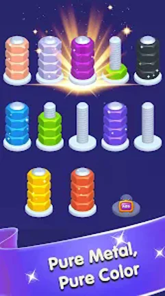 Steam Sort: Color Nut screenshot