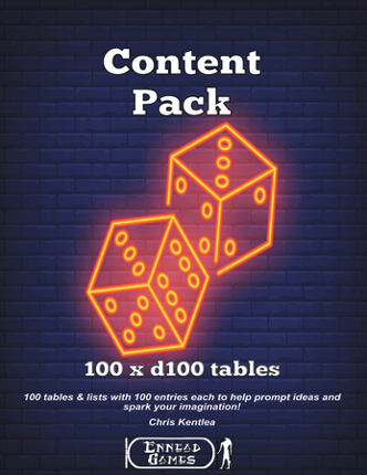 Content Pack 100 x d100 tables Image