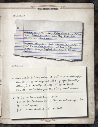Does Love Forgive? Free Handouts Pack (Call of Cthulhu) Image