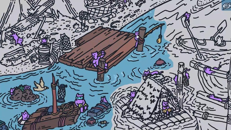 Hidden Cats In White Sand Village screenshot