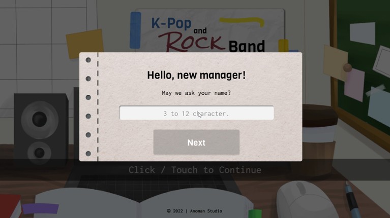 K-Pop & Rock Band Manager screenshot