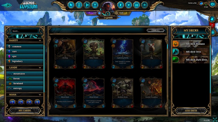 Legends of Elysium screenshot