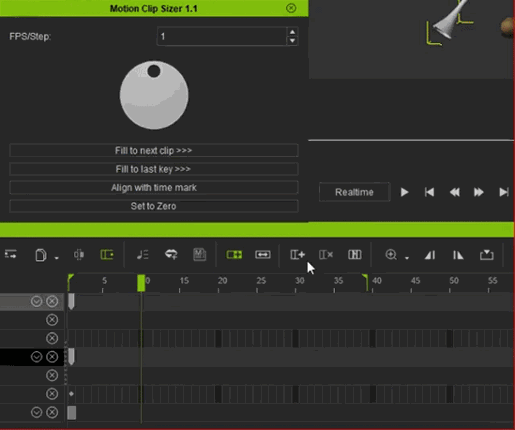 Motion Clip Sizer (iClone7-8 Plugin) screenshot
