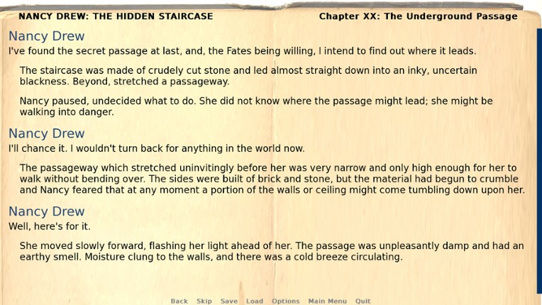 Nancy Drew: The Hidden Staircase screenshot