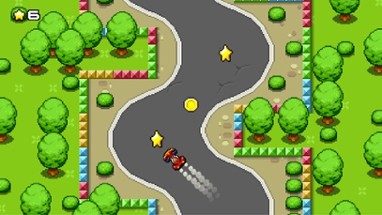 Pixel Car-Twists And Turns Image