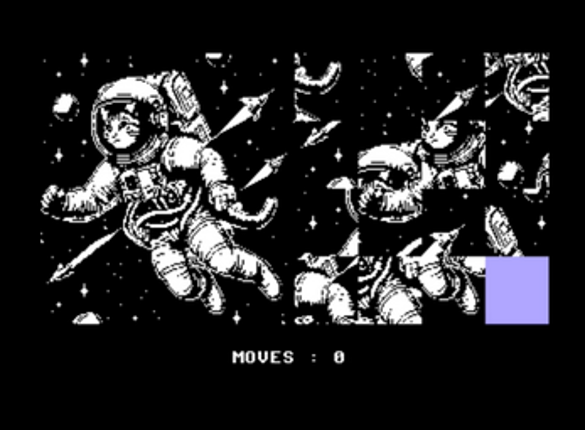 Puzzles — Sliding Puzzle for C64 (CRT Cartridge) Image