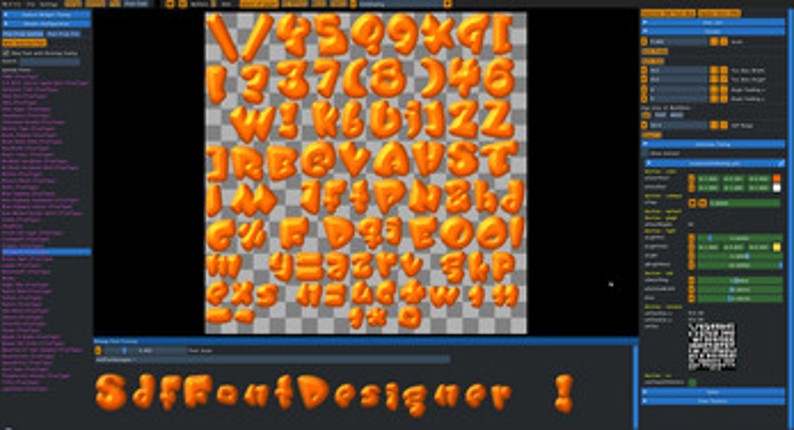 SdfFontDesigner v0.0.2485 screenshot