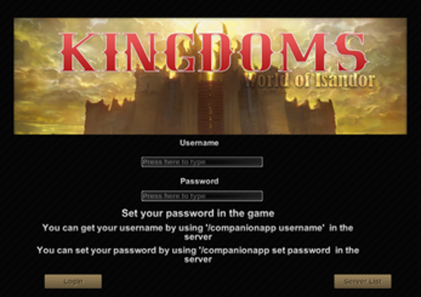 World of Isandor Companion App screenshot