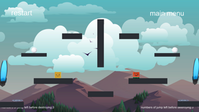 1v1 cube game screenshot