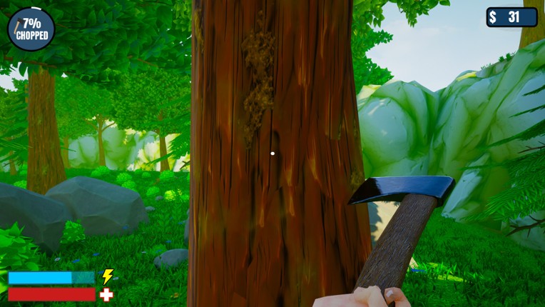 A Game About Cutting A Tree screenshot