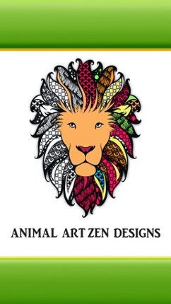 Animal Art Designs - Zen Therapy Adult Coloring Book screenshot