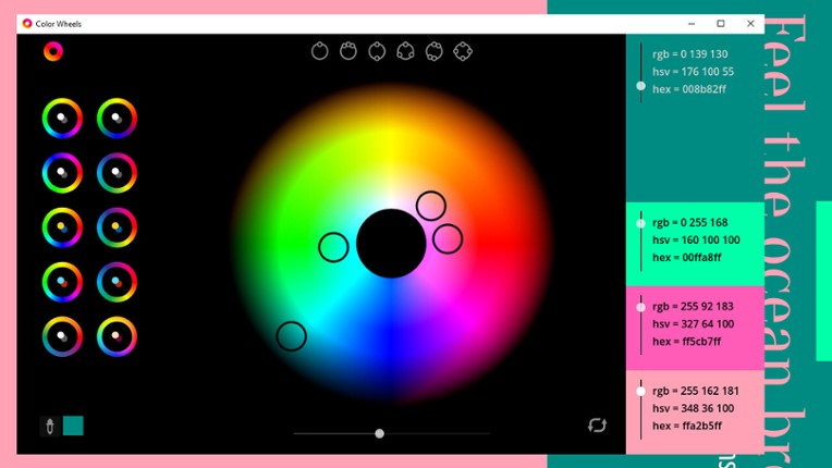 Color Wheels screenshot