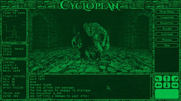 Cyclopean: The Great Abyss screenshot