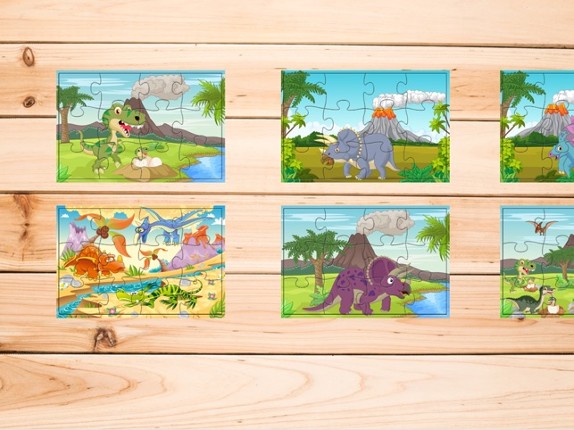 Dinosaur Jigsaw Puzzles Games for Kids and Toddler screenshot