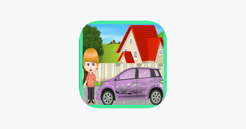 Elsa Car Wash &amp; Repairing Shop Game Cover