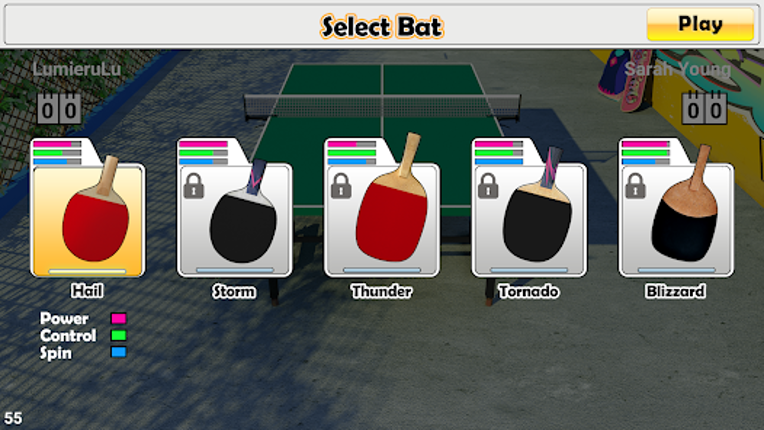 Virtual Table Tennis screenshot