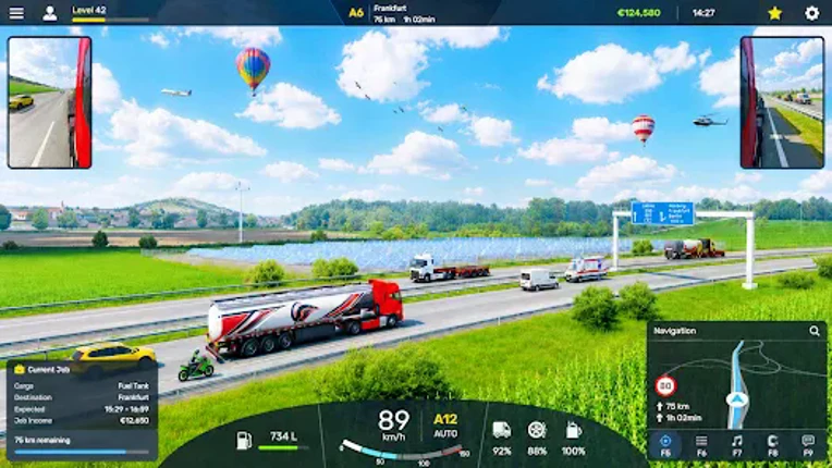 Cargo Truck Simulator Game 3d screenshot