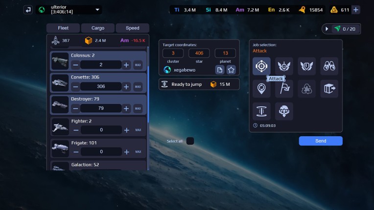 War For Galaxy screenshot