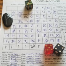 Gone-A-Viking (Solo, Roll-and-Write) Image