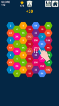 Hexagons 2048 Puzzle: Swap n Merge Numbers Image