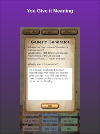 One Page Solo Engine screenshot