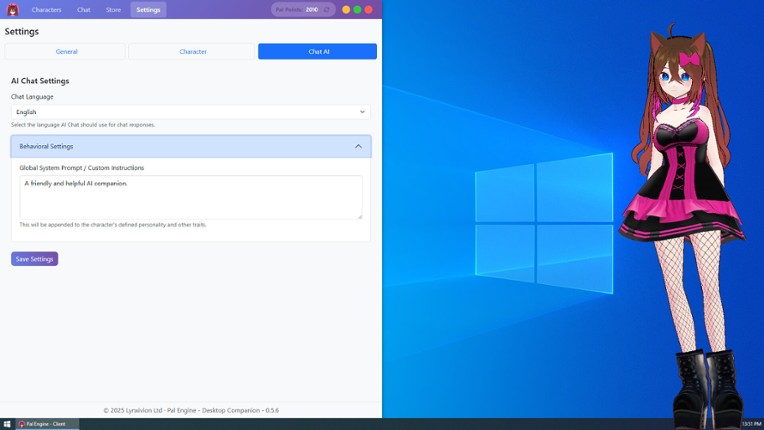 Pal Engine - Desktop Companion screenshot