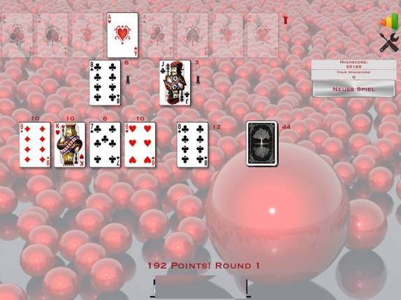 Rouge-Noire Royal Solitaire screenshot