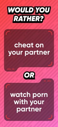 Would You Rather: Adult Games screenshot