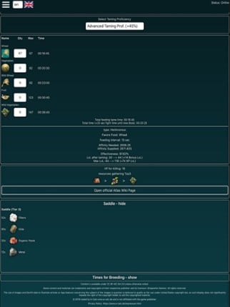 A-Calc Companion for Atlas MMO screenshot