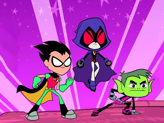 Fun Teen Titans Puzzle Game Cover