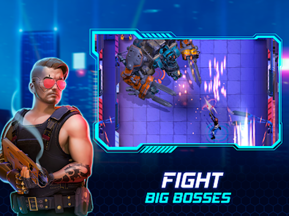 Cyberpunk Hero: Epic Roguelike screenshot