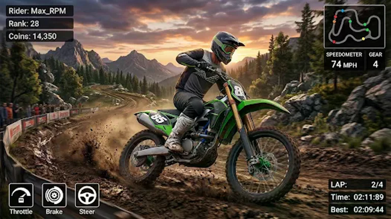 Real Extreme Bike Racing Game screenshot