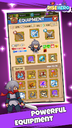Rise Hero screenshot