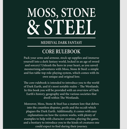 Moss, Stone & Steel - Core Rulebook screenshot