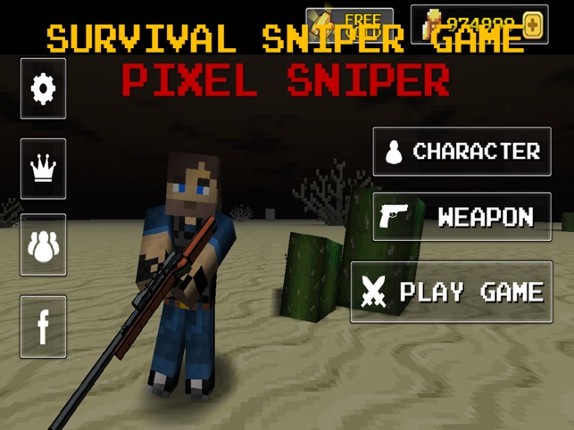 PixelSniper - Zombie Hunter Sniper Mini Survival Game screenshot