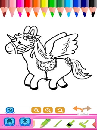 Princess Coloring Book Draw Paint for Kids &amp; Adult screenshot