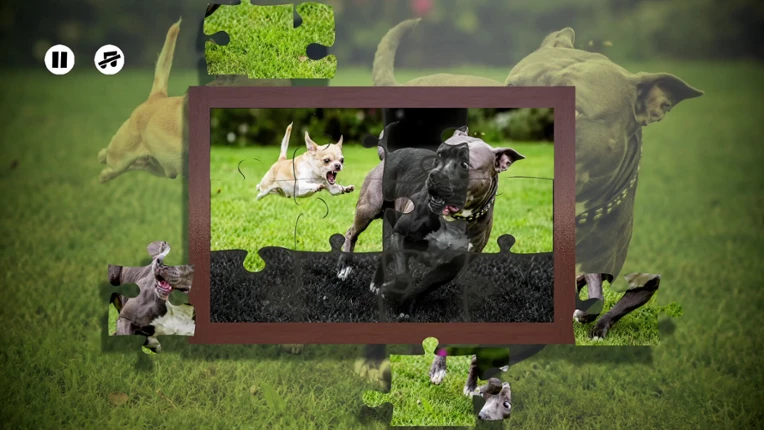 Puzzles Evil Dogs Image