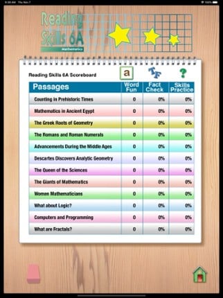 Reading Skills 6A Image