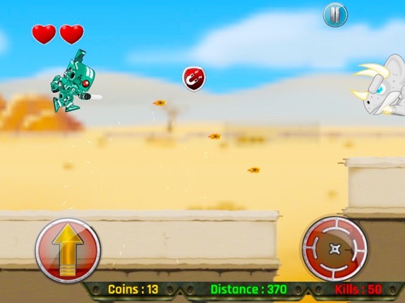 Real Robot Fighting Game 2016 -  Shoot Dinosaur with Robot Gun screenshot