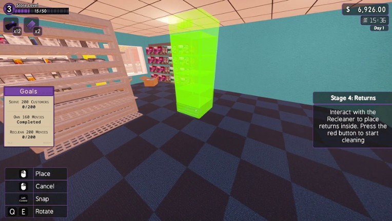 Rental Store Simulator screenshot