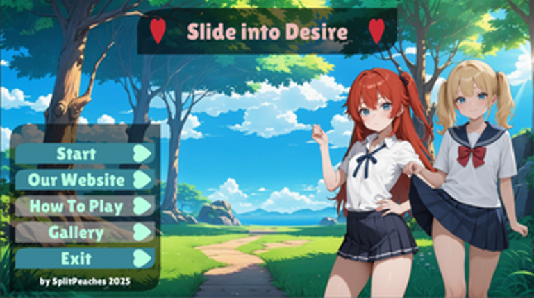 Slide into Desire: Sexy Anime Girl Puzzle Image