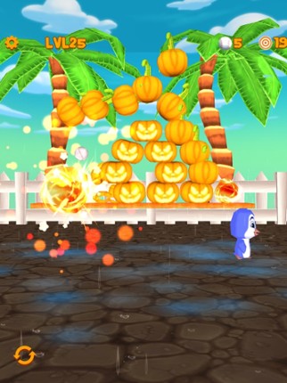 Swipe &amp; Knockdown Pumpkins 2 screenshot