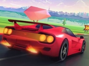 Toon Horizon Car Chase Image